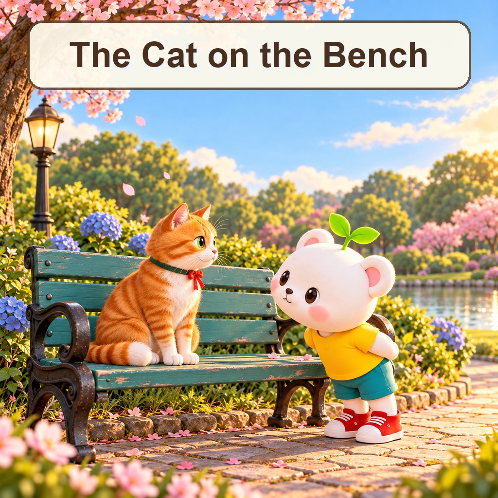 The Cat on the Bench