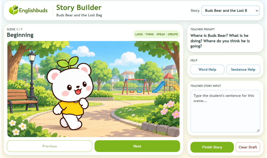 Englishbuds Story Builder