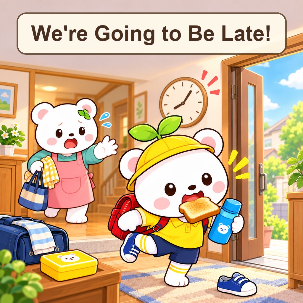 We're Going to Be Late!