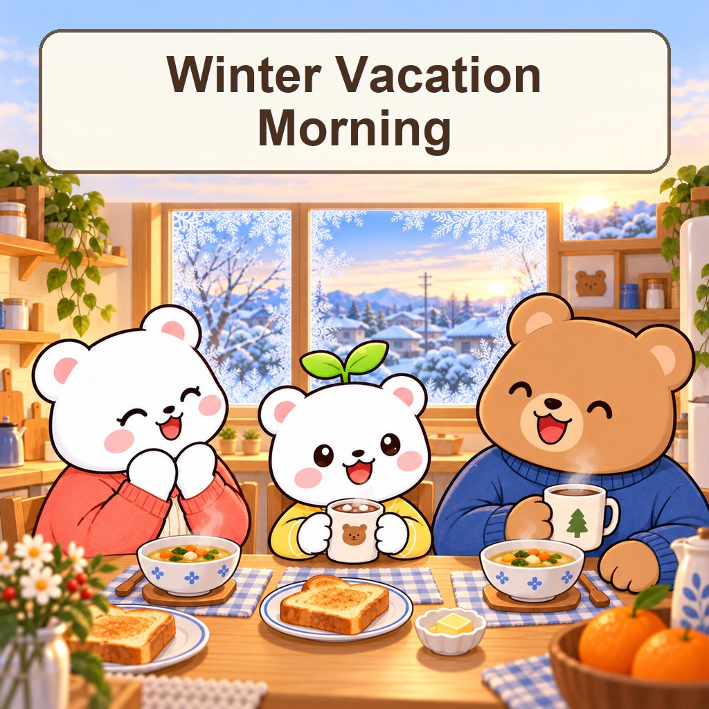 Winter Vacation Morning
